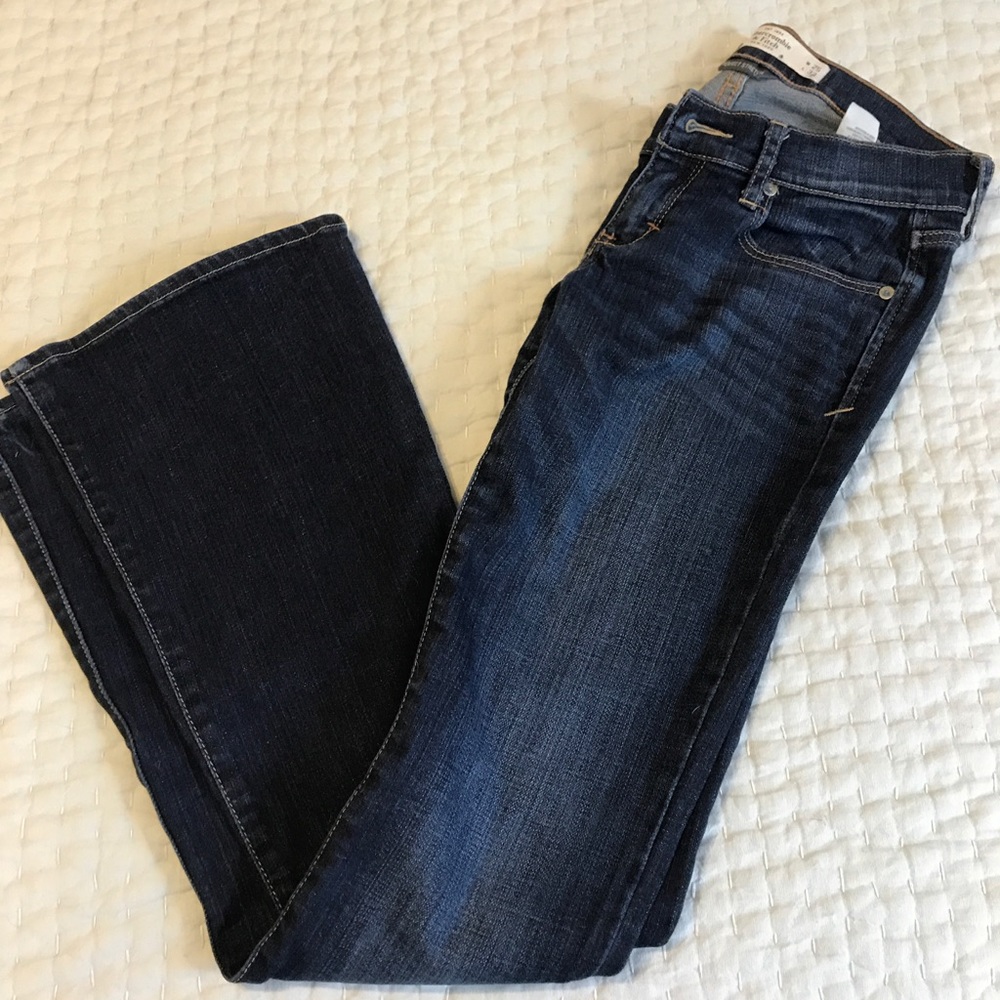 Abercrombie Low rise flare jeans